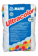 Mapei Ultracolour waterproof flexible wall and floor grout
